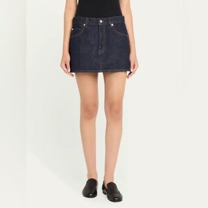 FRAME DENIM Mini Skirt / rinse wash / size 27